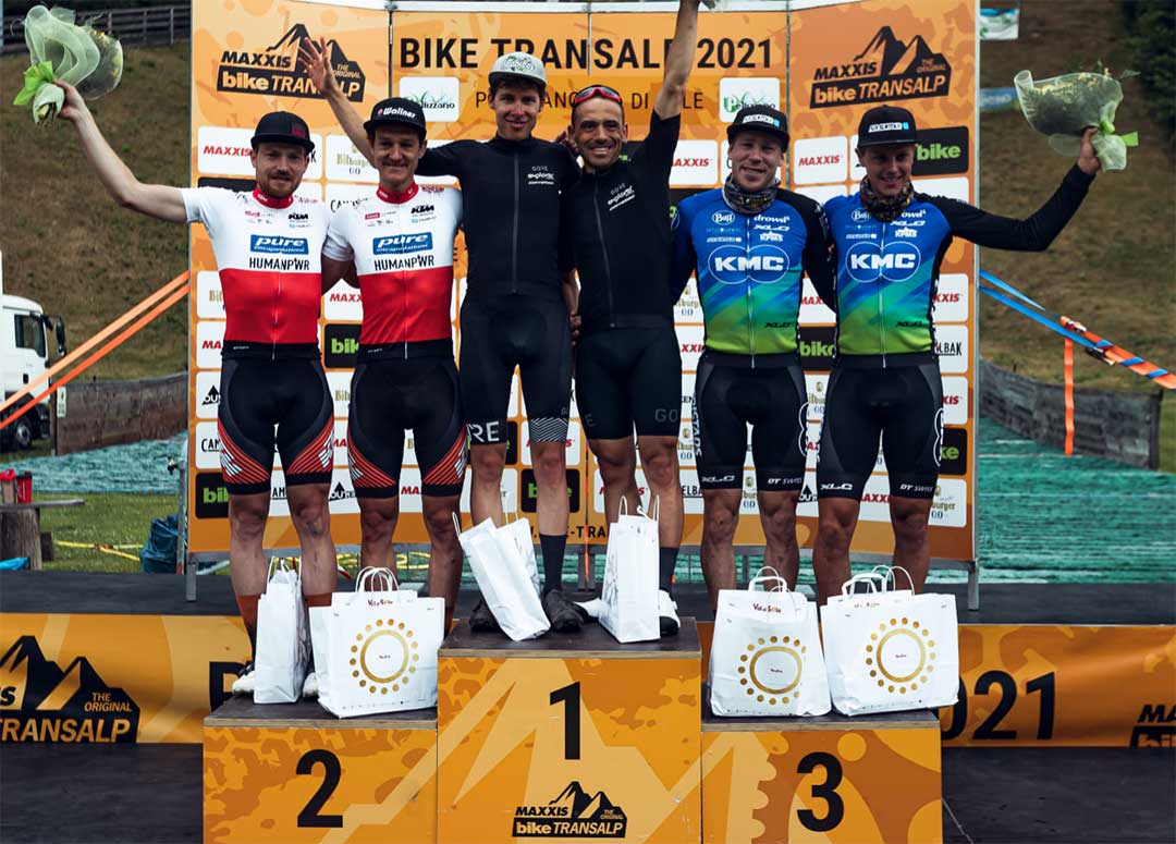 MTB Racing team wins the queen stage of the Bike Transalp