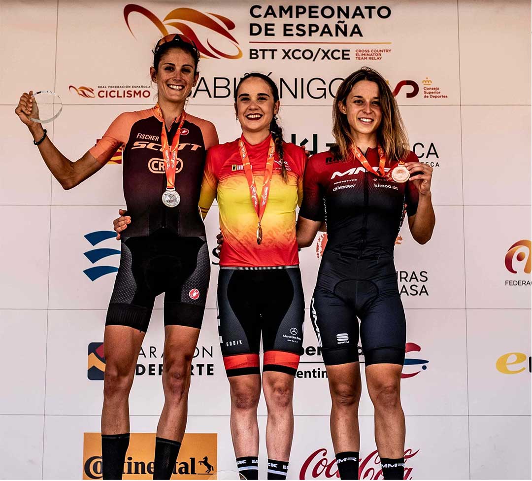 Natalia Fischer wins silver at the Spanish XCO Championships